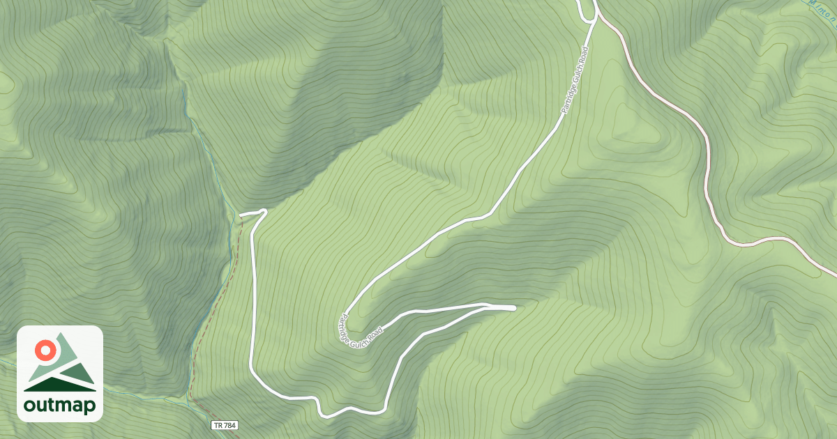 Map of PARTRIDGE GULCH