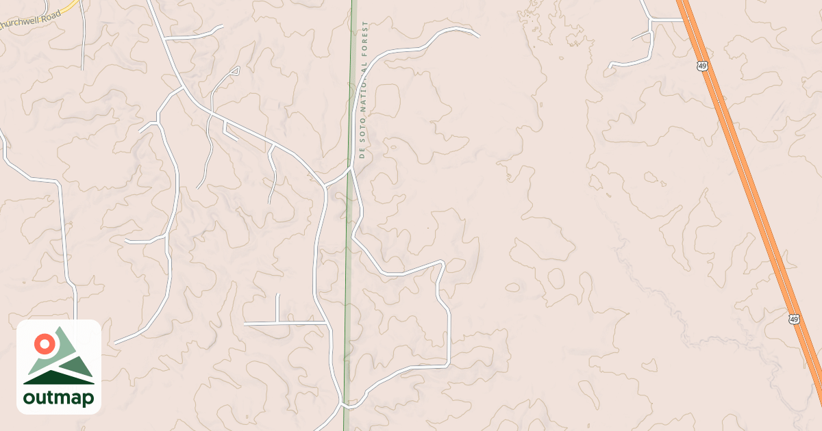 Map of USFS National Forest System Roads {51374F59-76E0-4990-B8F8-50A7EA7A4982}