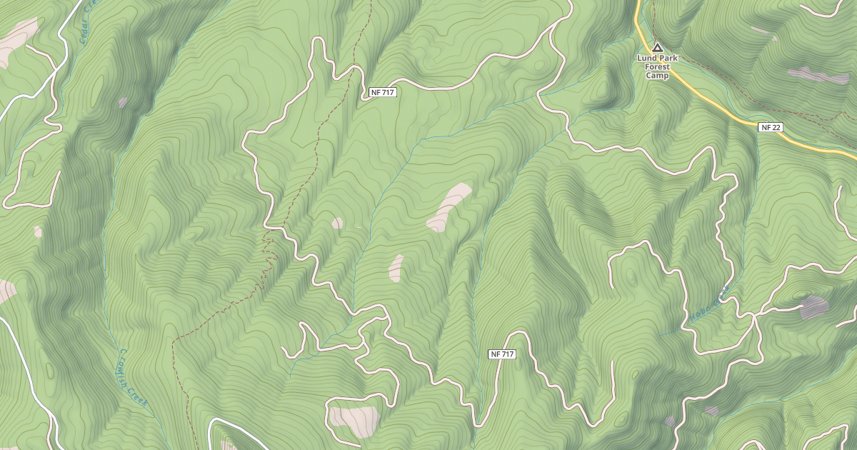 Map preview of DOG CREEK