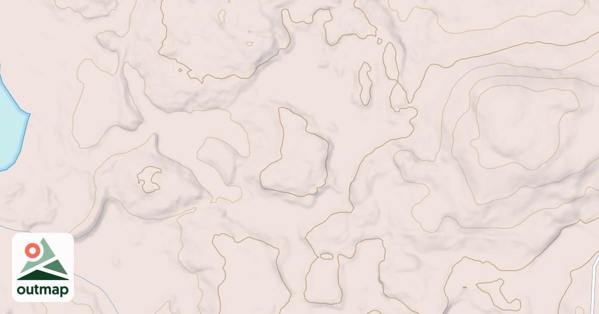 Map of HARRIET LAKE SPUR J
