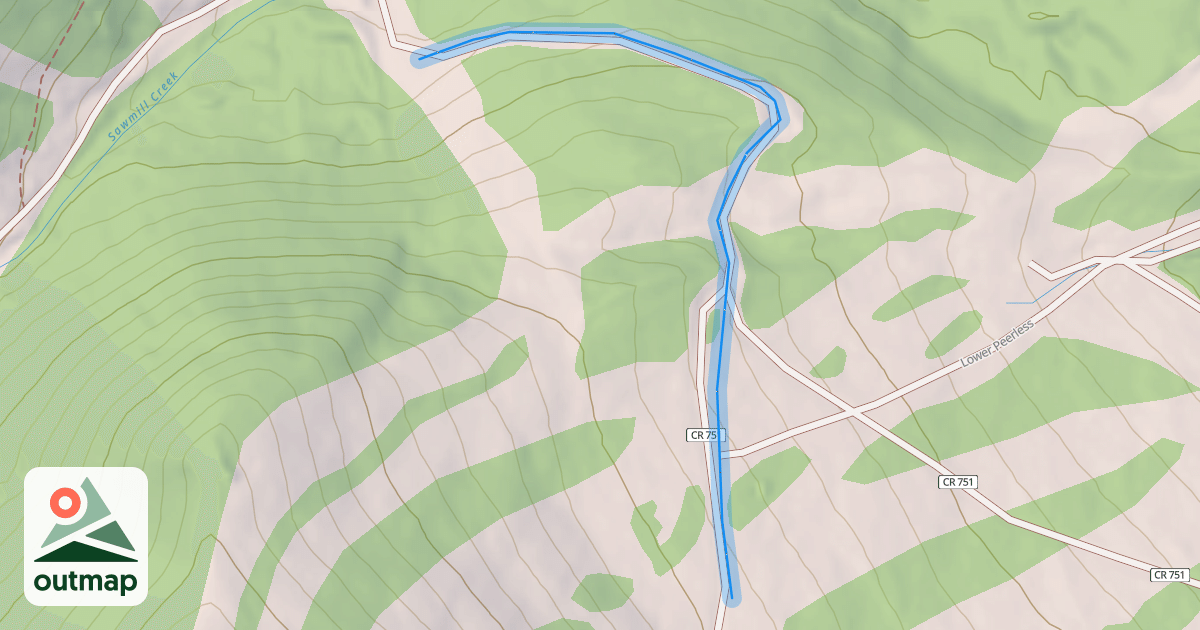Map of Peak 8 Transfer