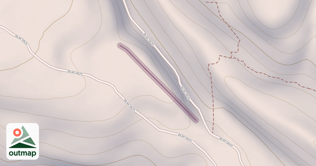 Map of Climbing Crag