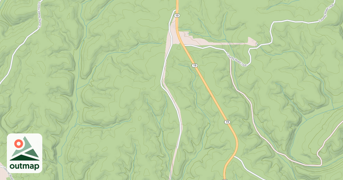 Map of POND HOLLOW
