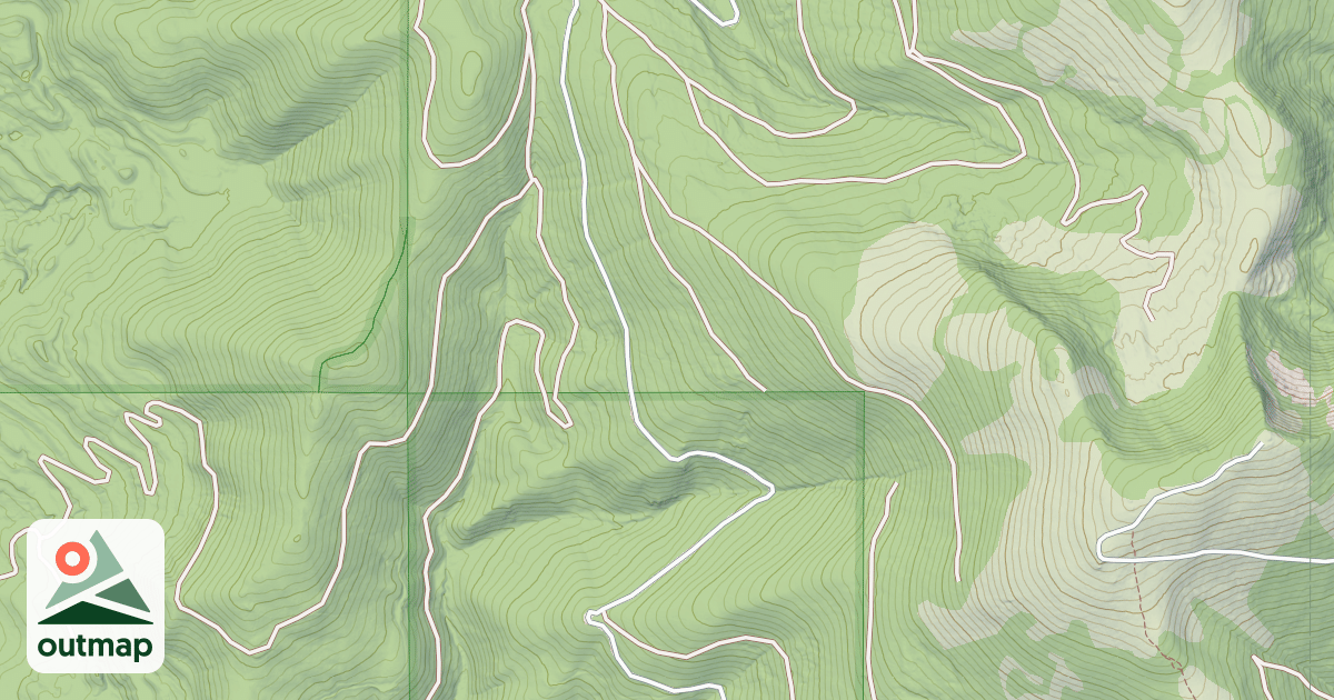 Map of NORTH FORK CHEWELAH CREEK