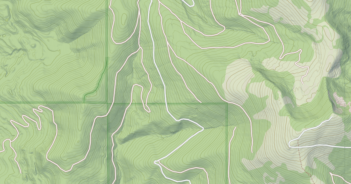Map preview of NORTH FORK CHEWELAH CREEK