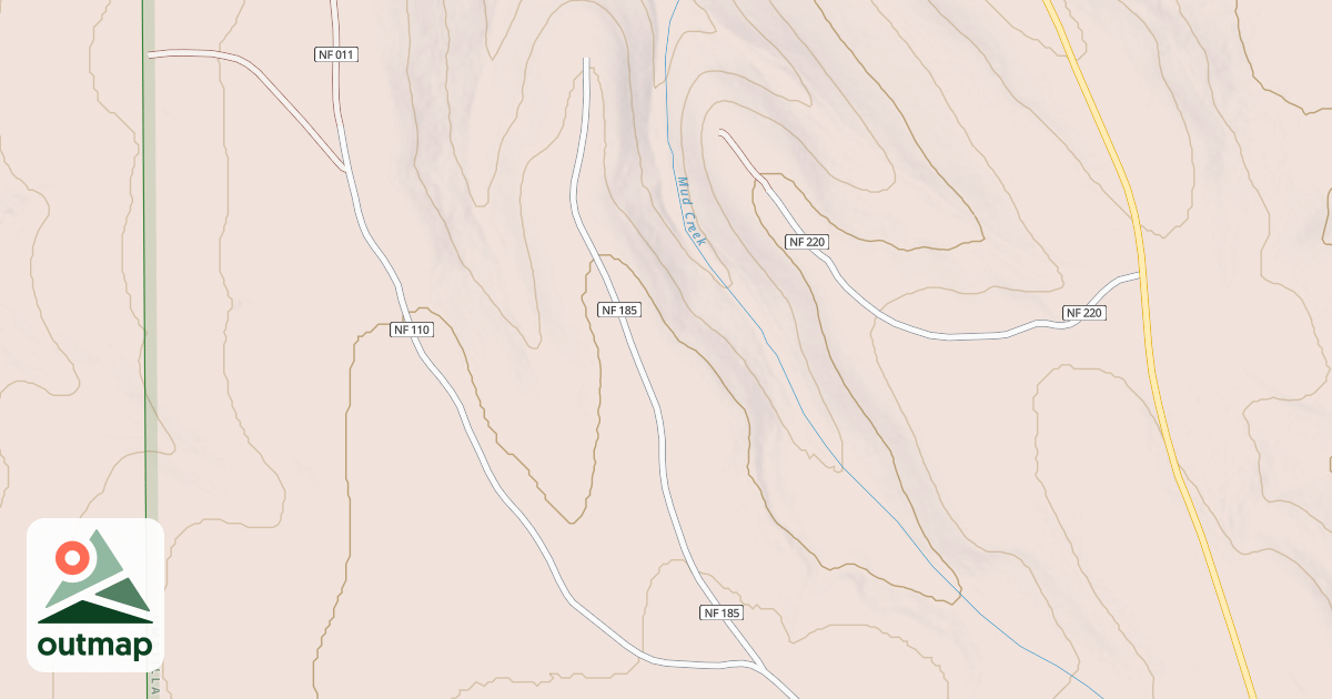 Map of USFS Motor Vehicle Use Map Roads {44DE4D1C-A933-4E2F-BC2A-00E20C4451B1}