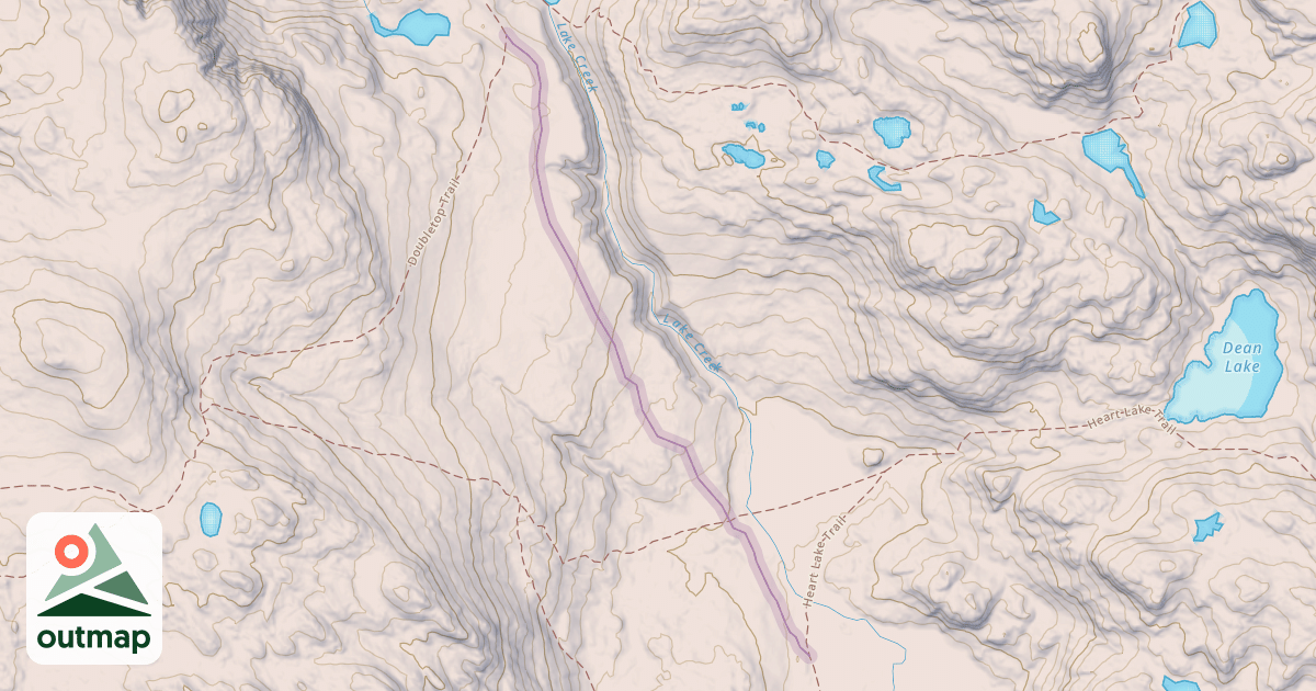 Map of Palmer Lake Trail
