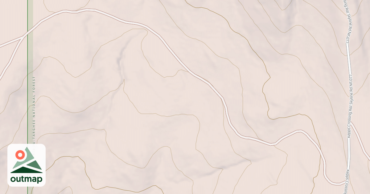 Map of HELL CREEK