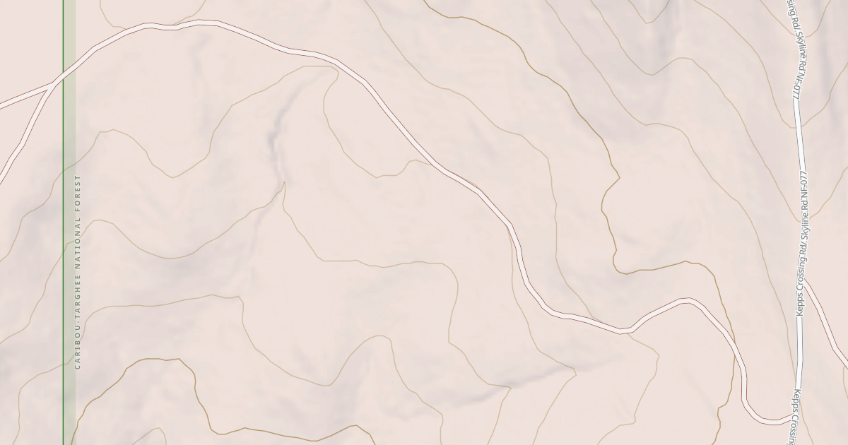 Map preview of HELL CREEK