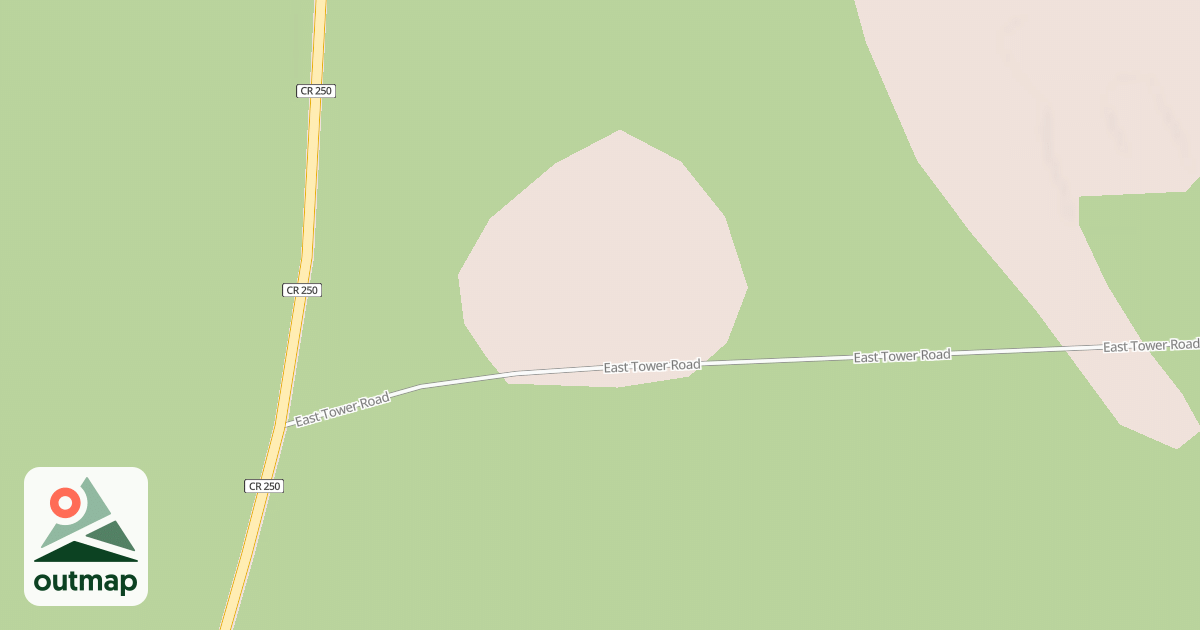 Map of EAST TOWER CAMP