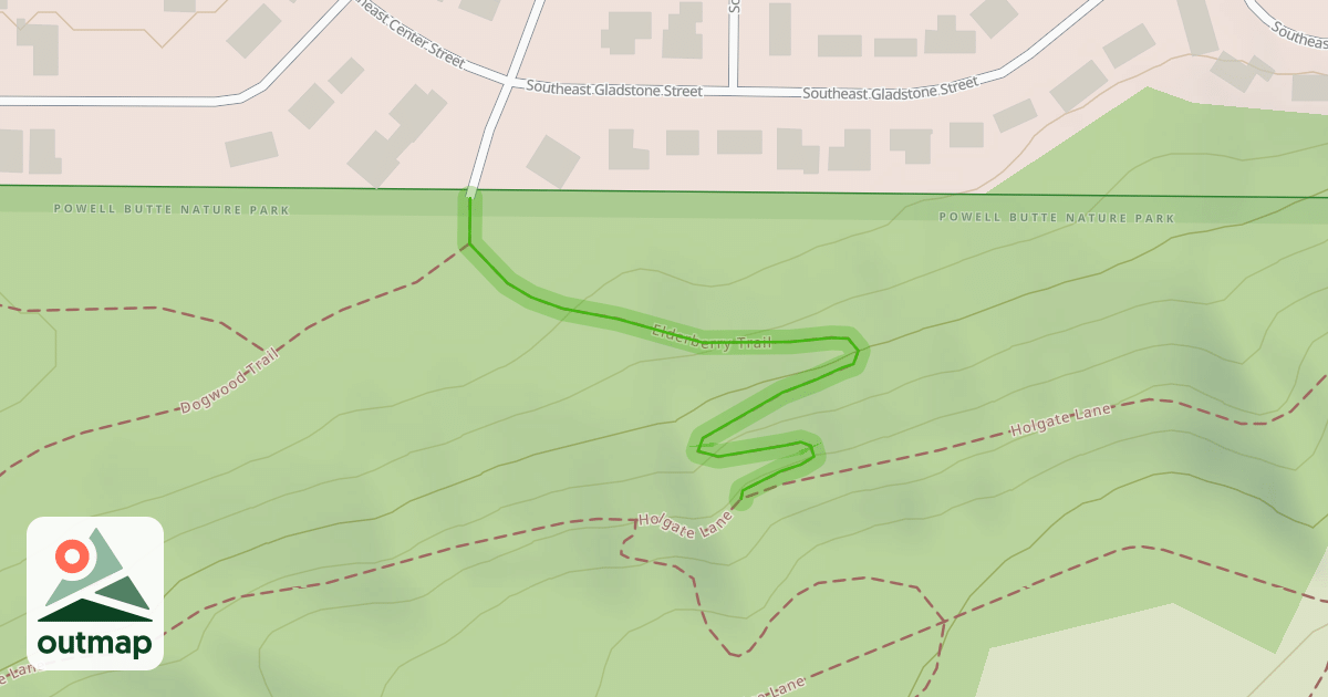 Map of Elderberry Trail
