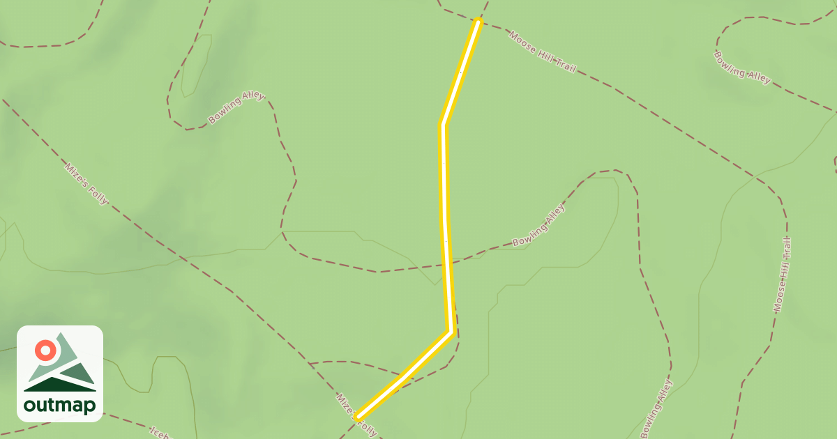 Map of Four Corners Connector Trail
