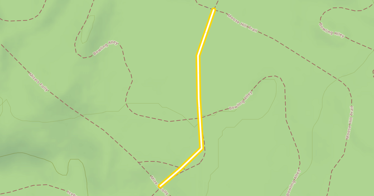 Map preview of Four Corners Connector Trail