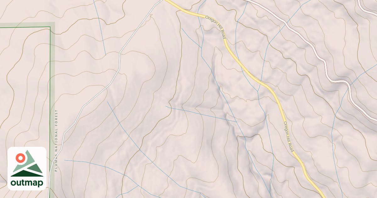 Map of OREGON SPRINGS