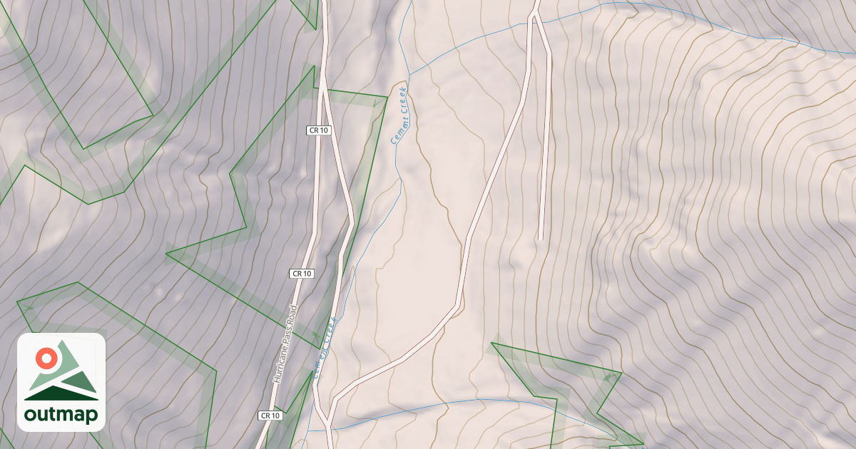 Map of County Road 53