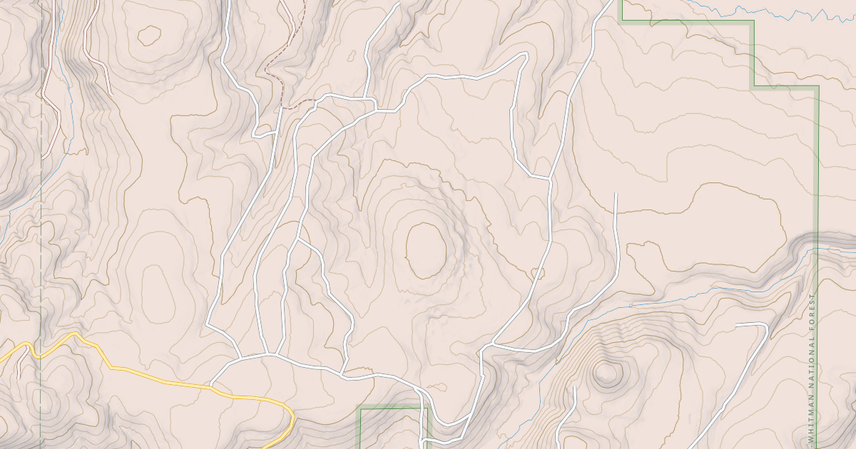 Map preview of USFS National Forest System Roads {6ACCD163-F145-4557-A00D-27E7563A4088}