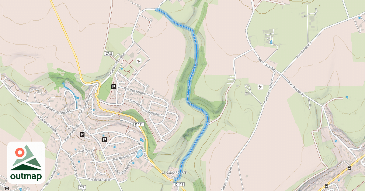 Map of Chemin de Nerval