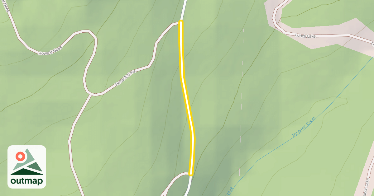 Map of Madeley Road