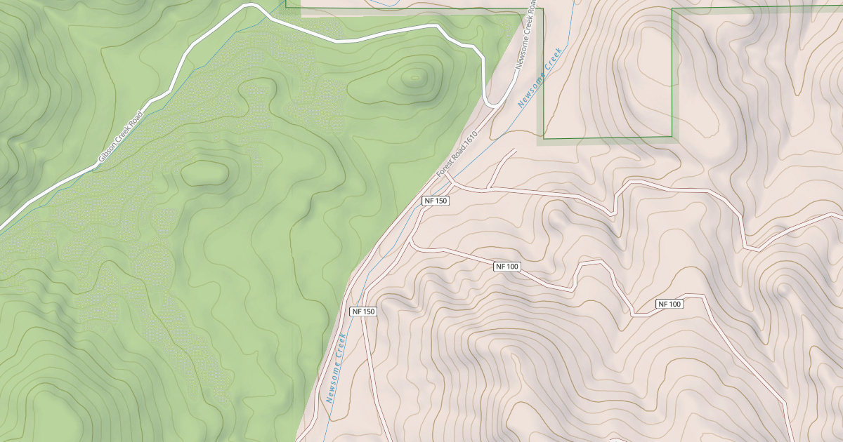 Map preview of USFS Motor Vehicle Use Map Roads {50F286D5-500E-48CB-80A2-3D200A2D19BE}
