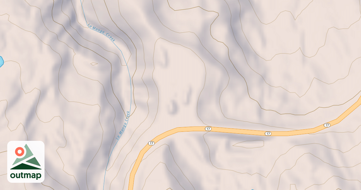 Map of LA MANGA RA