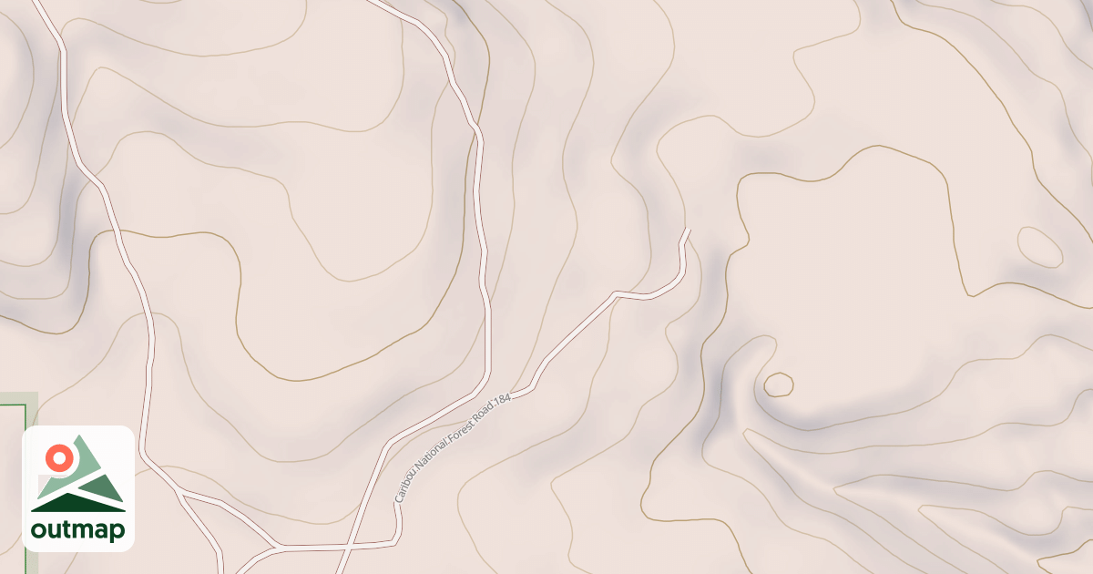Map of Ed's Canyon Spur