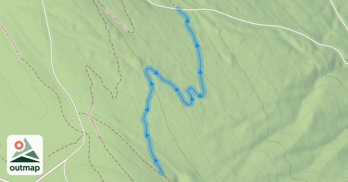 Map of Poppin Tops Lower