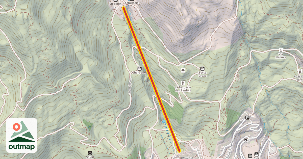Map of Drouvet 1