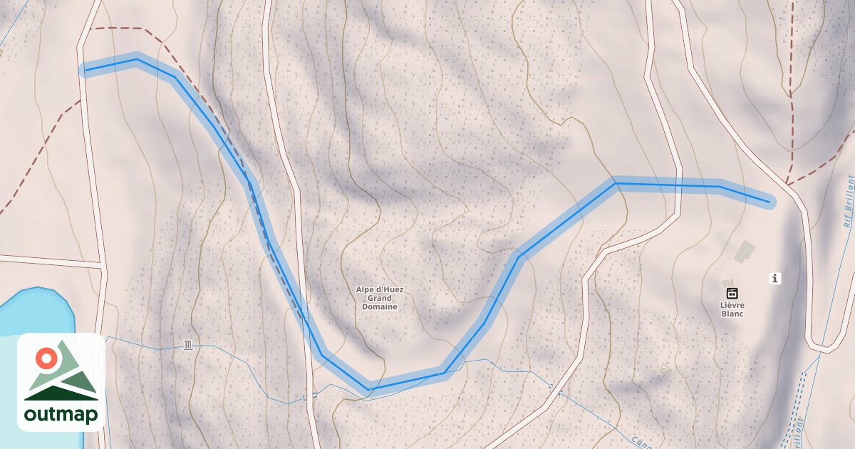 Map of Lièvre Blanc