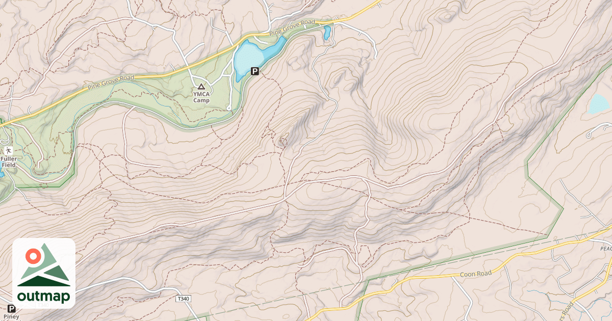 Map of Michaux State Forest – Snowmobile Trail System (Northern)