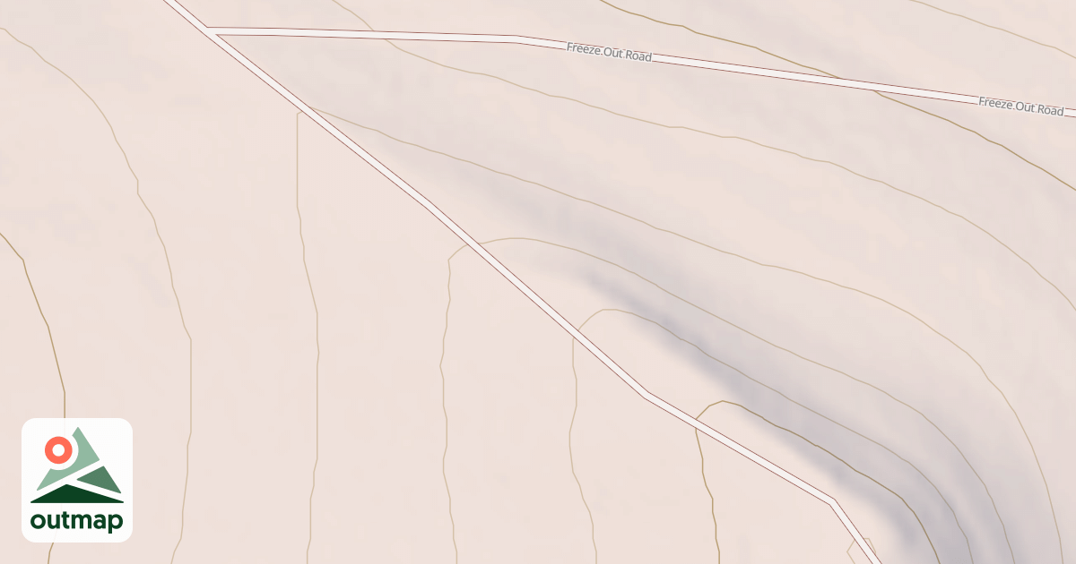 Map of FREEZE OUT POINT