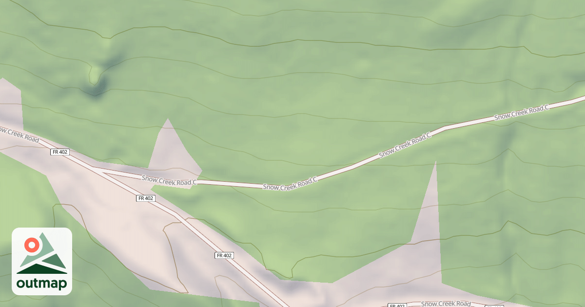 Map of SNOW CREEK C