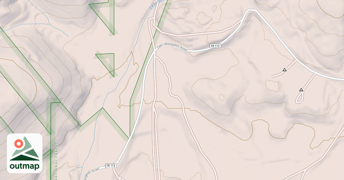 Map of DDH HEADGATES