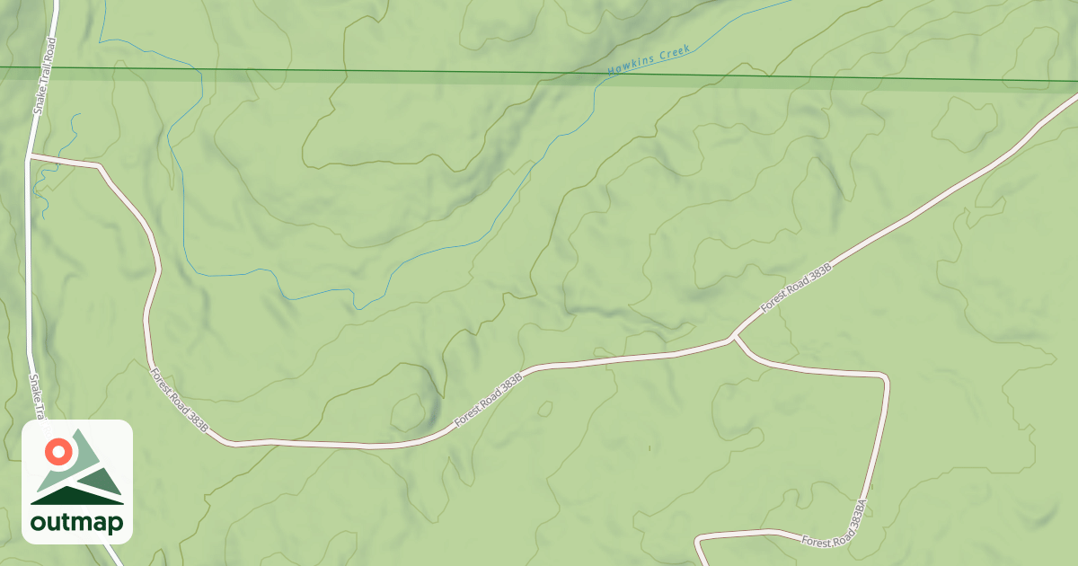 Map of FR 383B