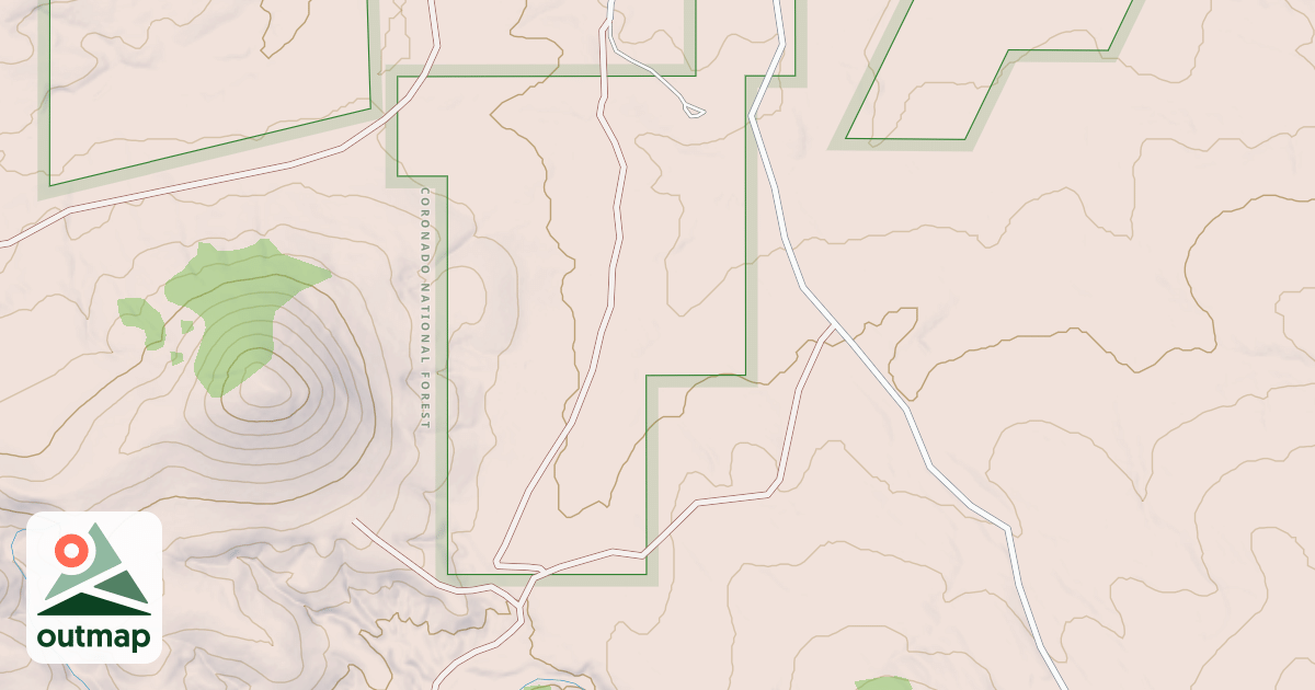 Map of POST CANYON