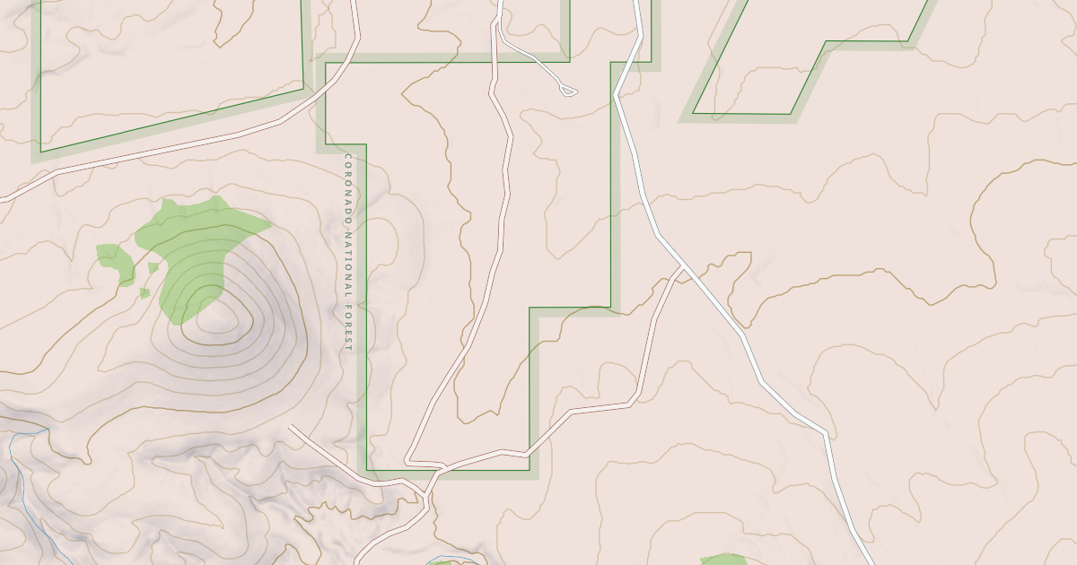 Map preview of POST CANYON
