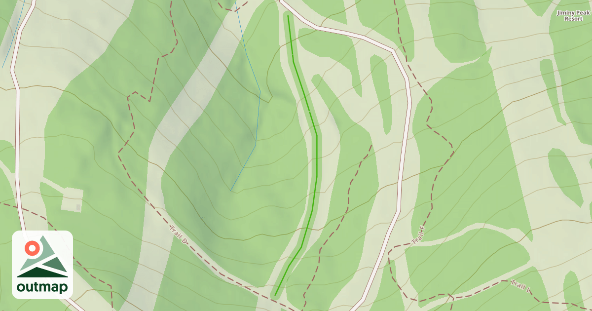Map of Willie's Gulch