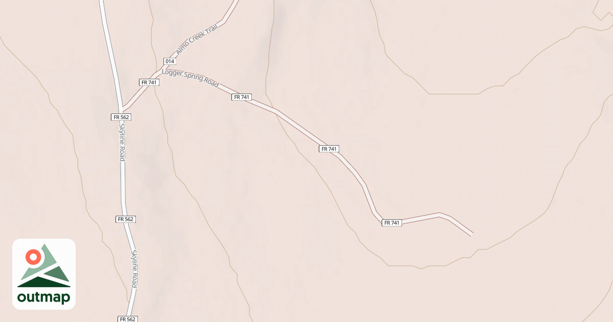 Map of LOGGER SPRING