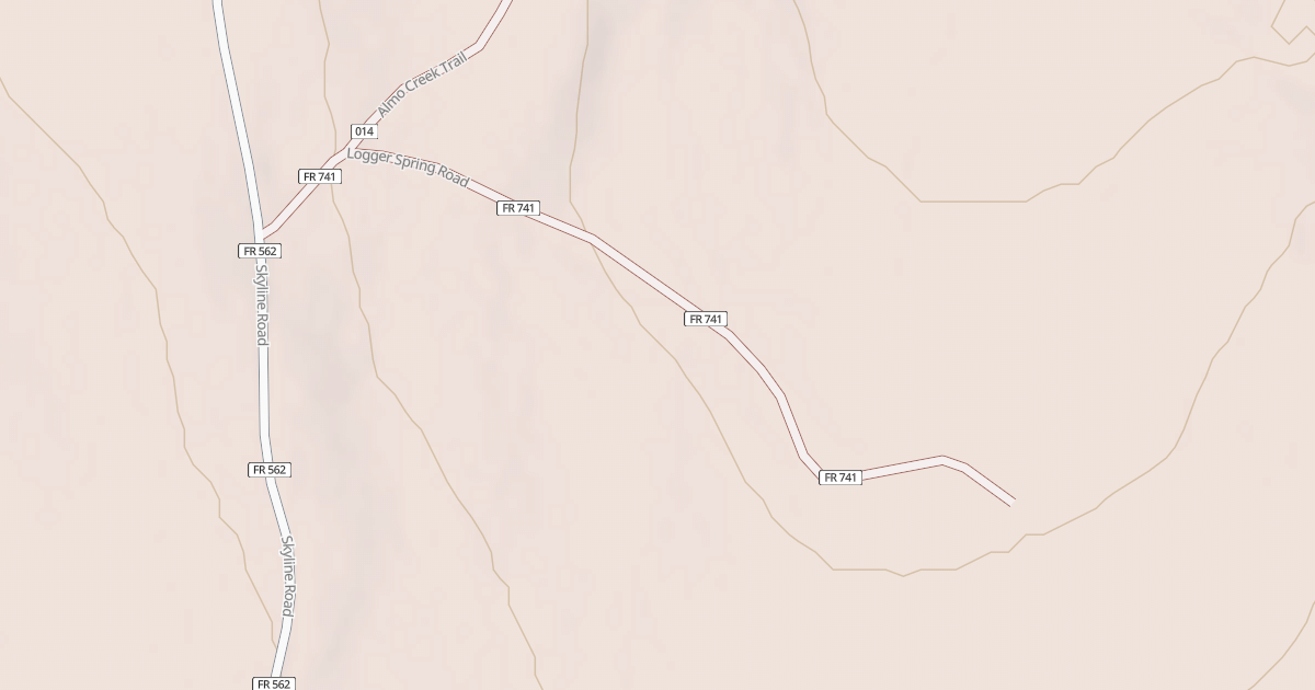Map preview of LOGGER SPRING