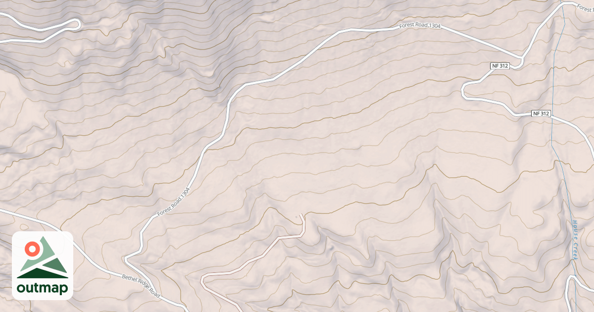 Map of PINE CREEK
