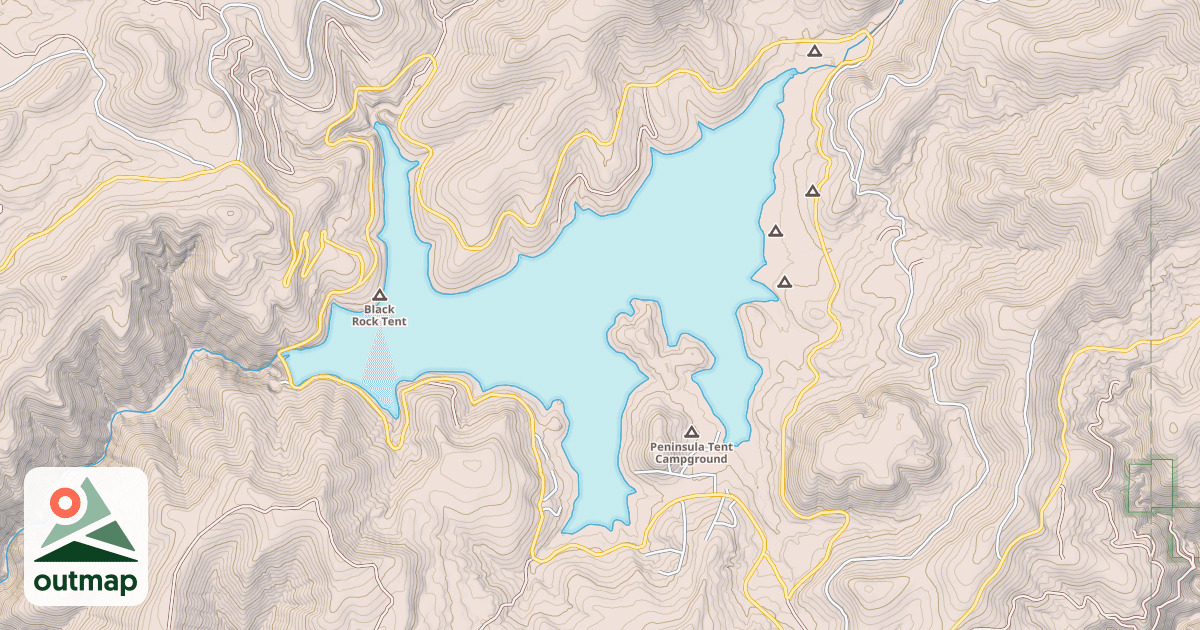 Map of BLACK ROCK CREEK