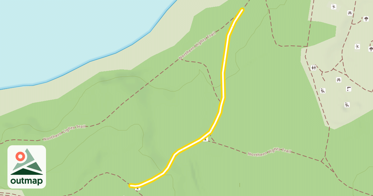 Map of Northern Lights Trail