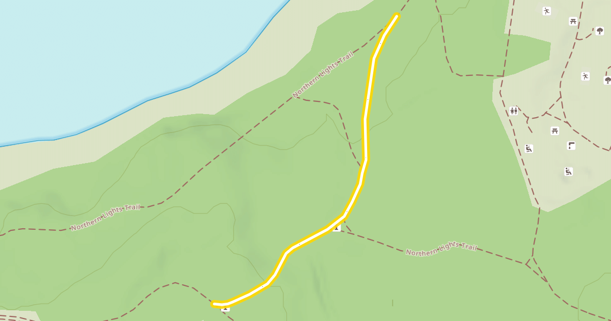 Map preview of Northern Lights Trail
