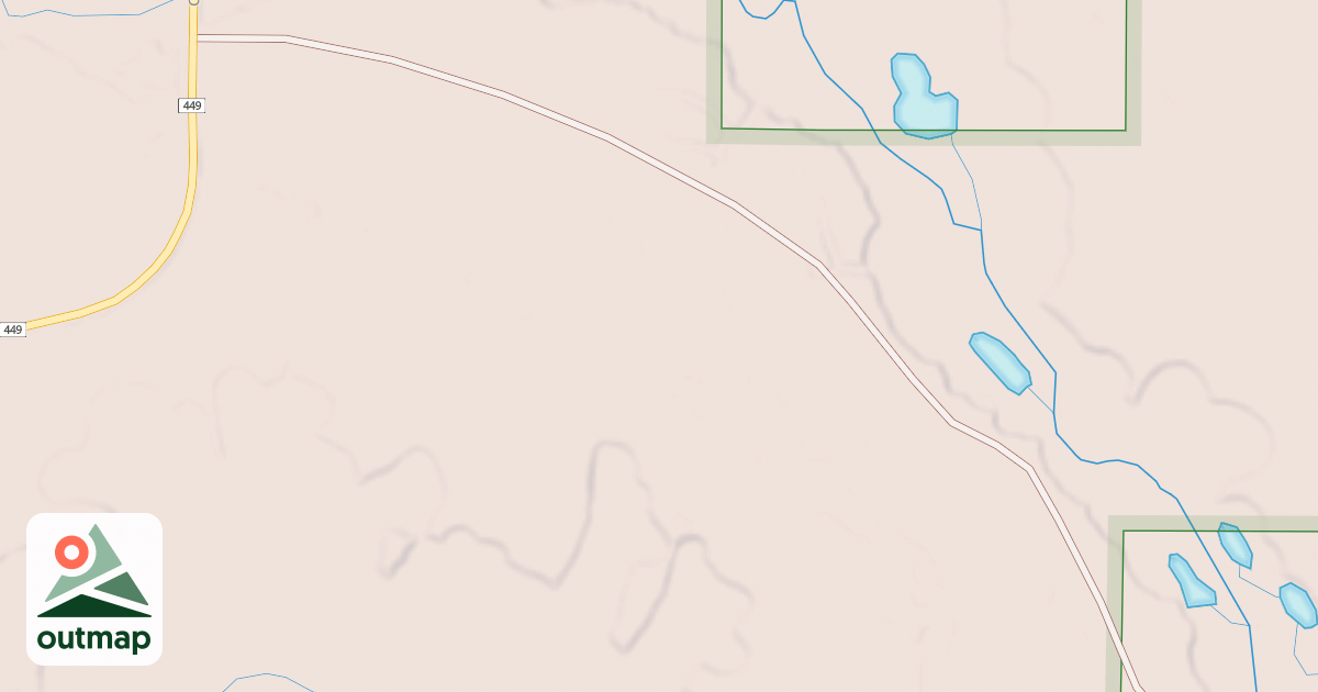 Map of EIGHT MILE CUT ACROSS SPUR B