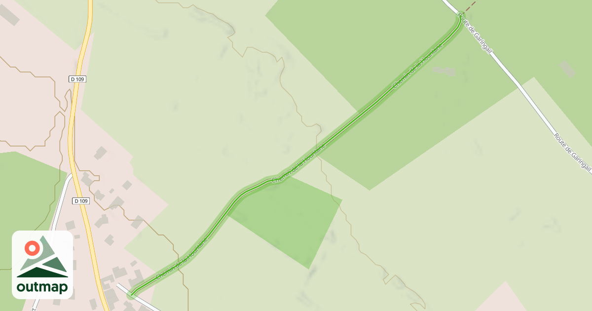 Map of Chemin de la Hountane