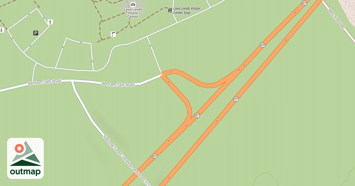 Map of BENHAM FALLS RD