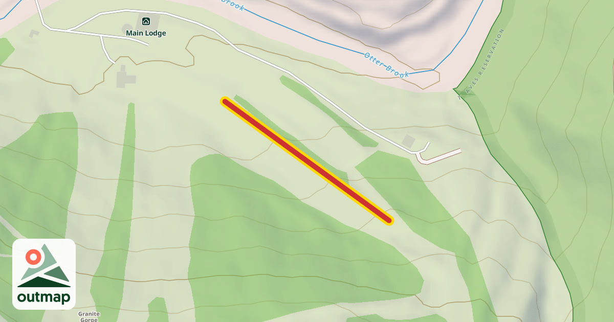 Map of Park Ave Tow