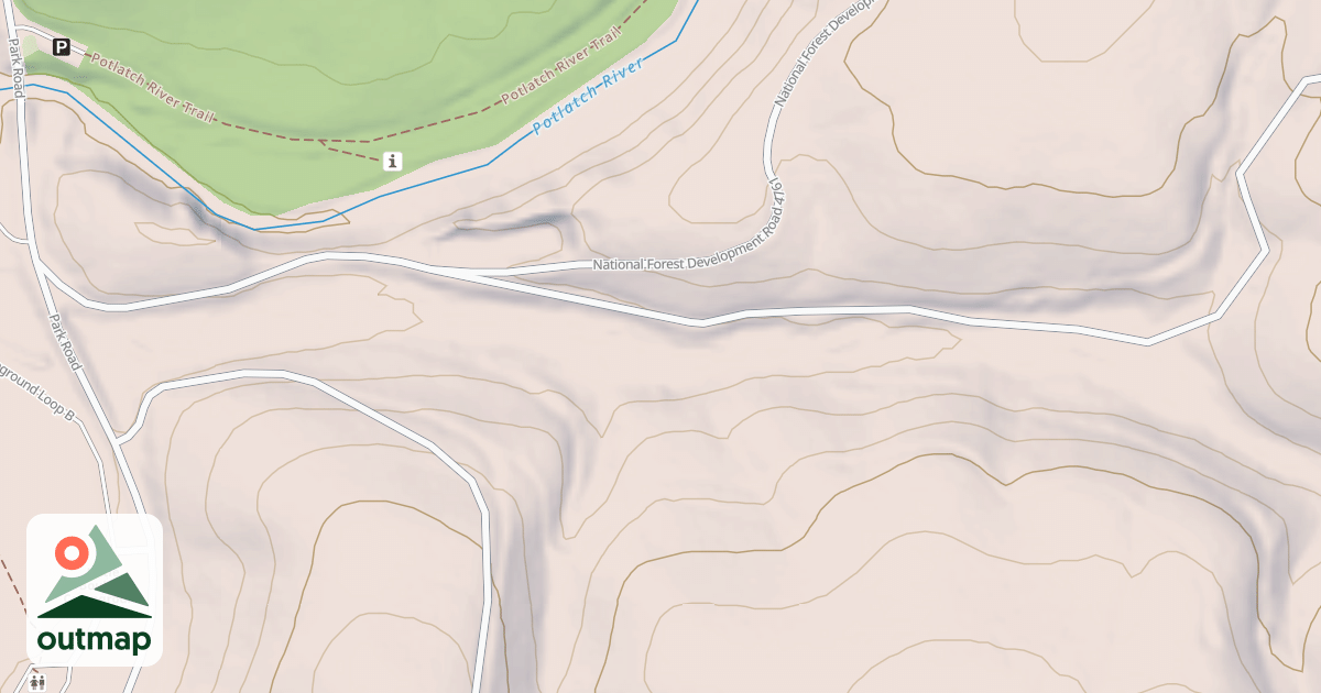 Map of LITTLE BOULDER CREEK