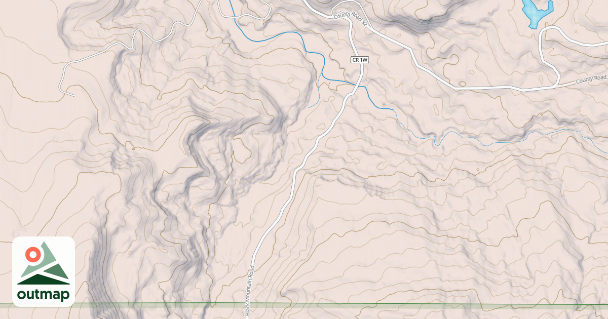 Map of BLACK MOUNTAIN