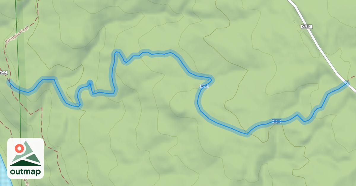 Map of South Trail
