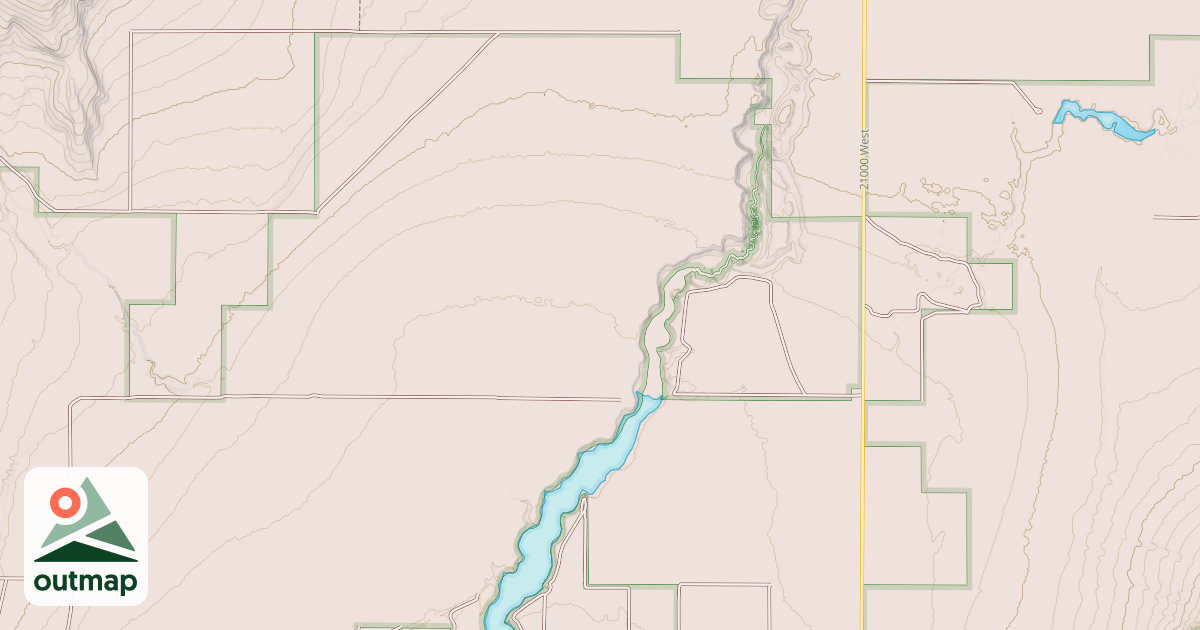 Map of WEST STONE RESERVOIR